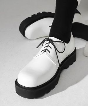 WTRD1203-1 클리프 스퀘어토 4홀 더비슈즈 화이트 [230~290MM]