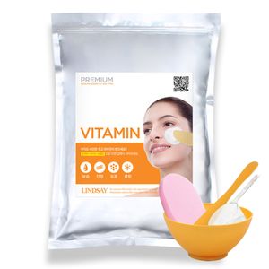 프리미엄 비타민 모델링팩 1kg+팩도구세트+클렌징해면 스펀지 증정 홈에스테틱 5종세트