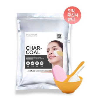 프리미엄 차콜 모델링팩 1kg+팩도구세트+클렌징해면 스펀지 증정 홈에스테틱 5종세트