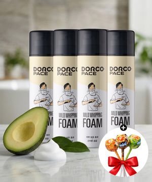 페이스 마일드 휘핑  대용량 쉐이빙폼 250ml 4개