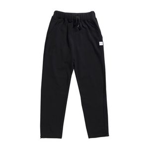 WH 라벨 스트링 와이드 스웨트 팬츠 (블랙)