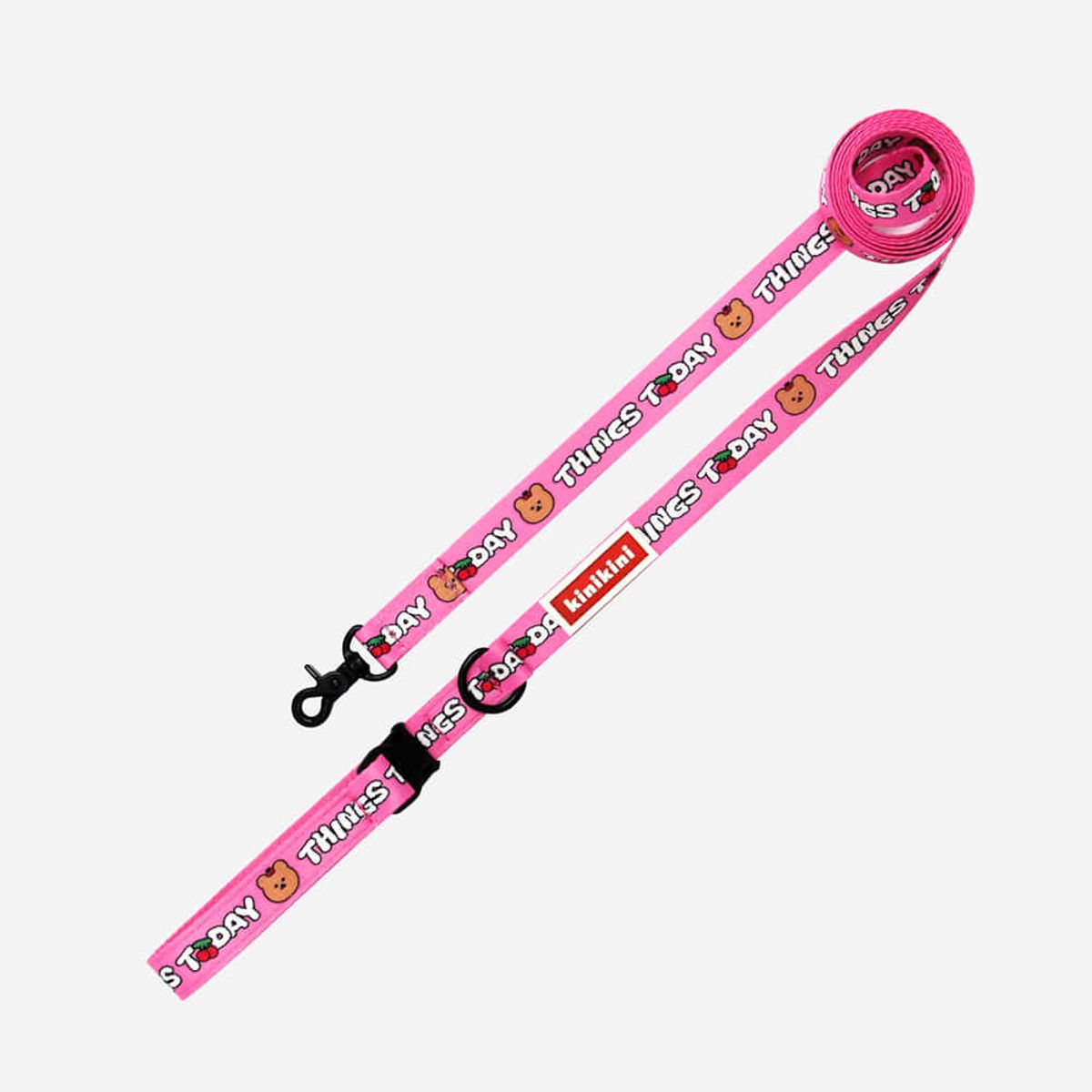 키니키니(KINIKINI) [키니키니X어프어프] 체리 코비 리드줄 - 핑크