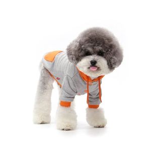 컬러 포인트 후드자켓 - 그레이