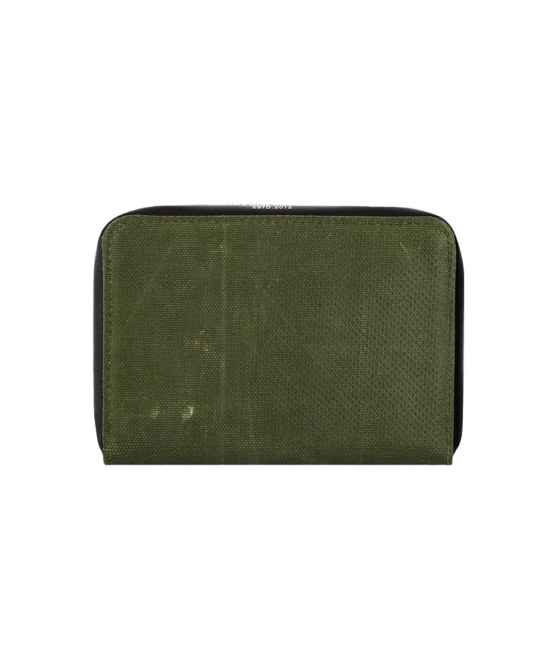 BERLIN LETTERING ZIP WALLET M (OLIVE DRAB) / UPCYCLED