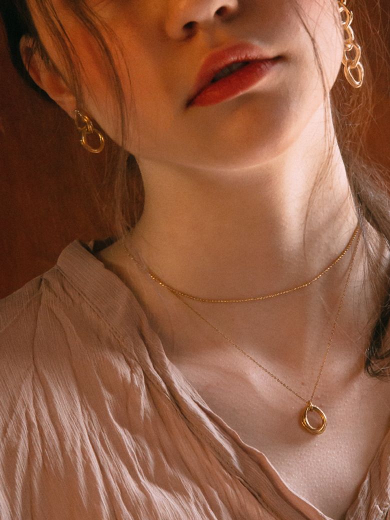 butter ring necklace