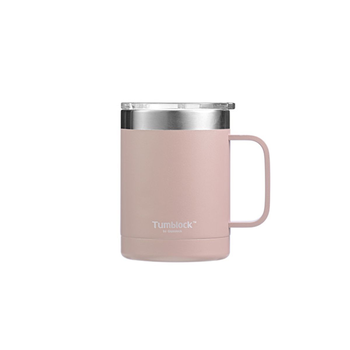 글라스락(GLASSLOCK) 텀블락 플레인 머그 텀블러 350ml (핑크)