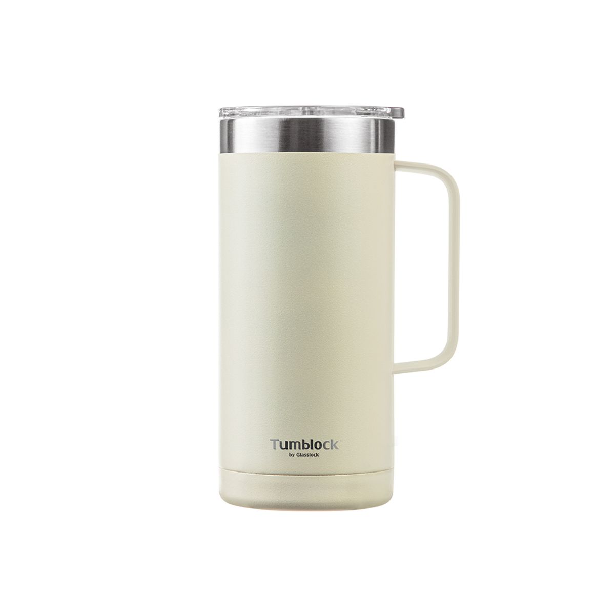 글라스락(GLASSLOCK) 텀블락 플레인 머그 텀블러 500mL (베이지)