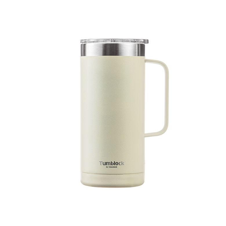 텀블락 플레인 머그 텀블러 500mL (베이지)