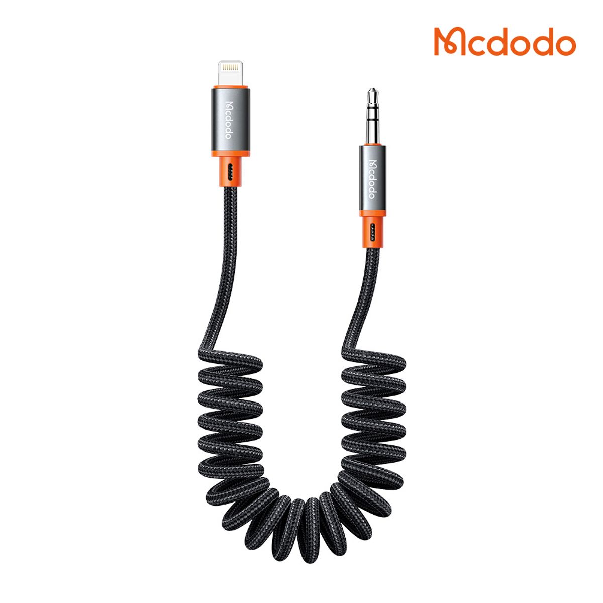 맥도도(MCDODO) 라이트닝 8핀 to 3.5mm AUX 오디오 변환 케이블 코일형