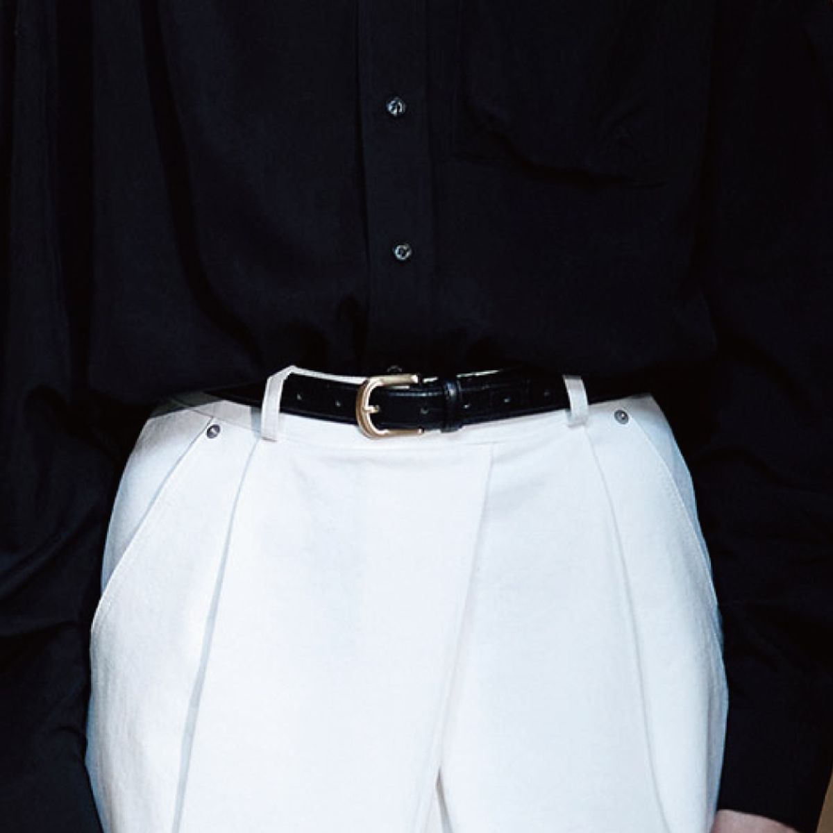 위메농(OUI MAIS NON) Sofia classic leather belt