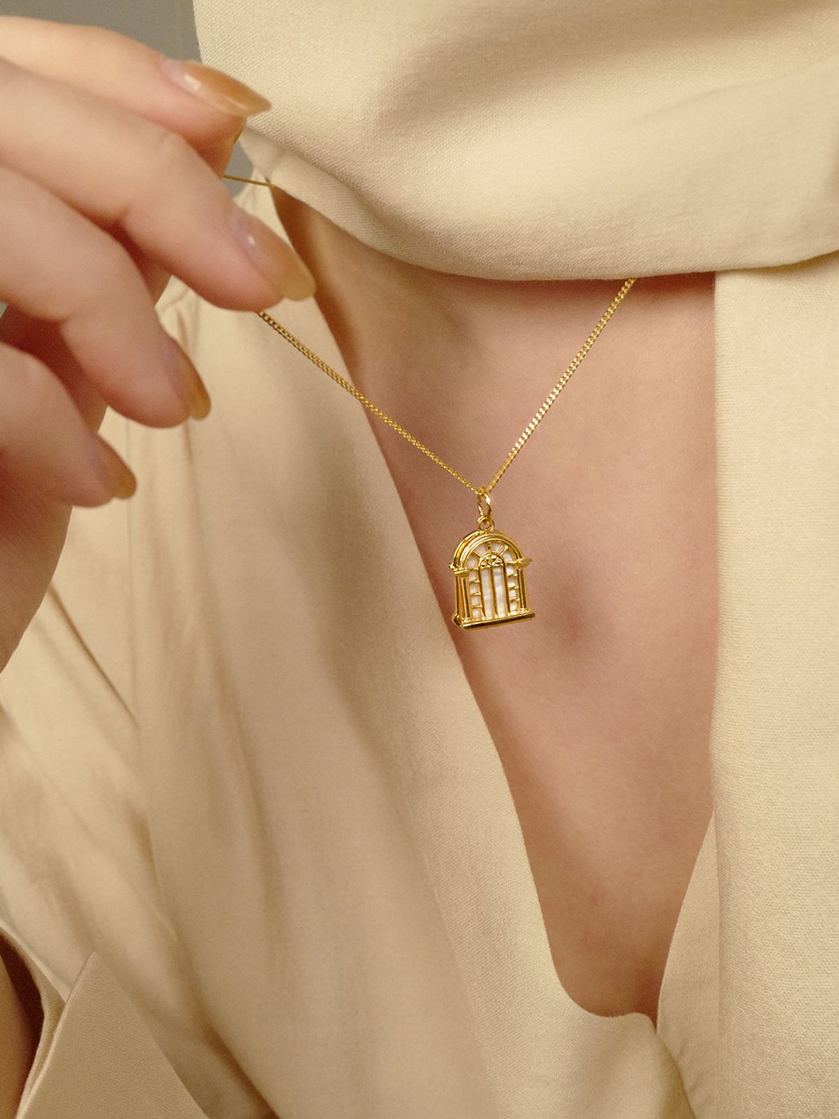 피오레(FIORE) paris day and night necklace