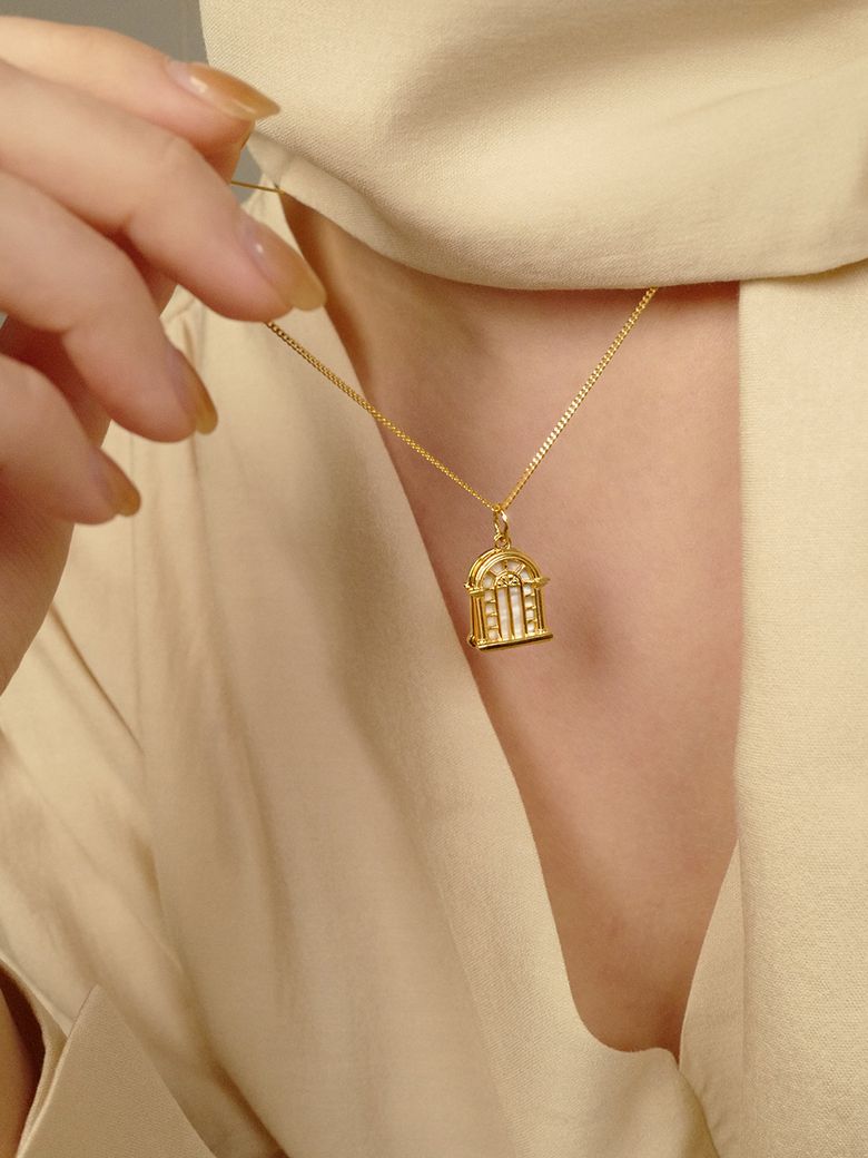 paris day and night necklace