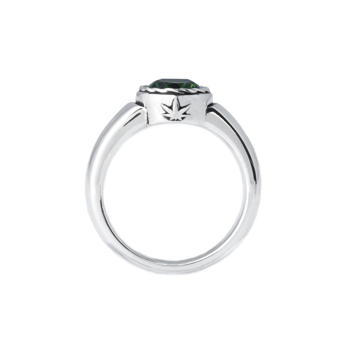 스팅925(STING925) HighLIfe Oval Emerald Ring