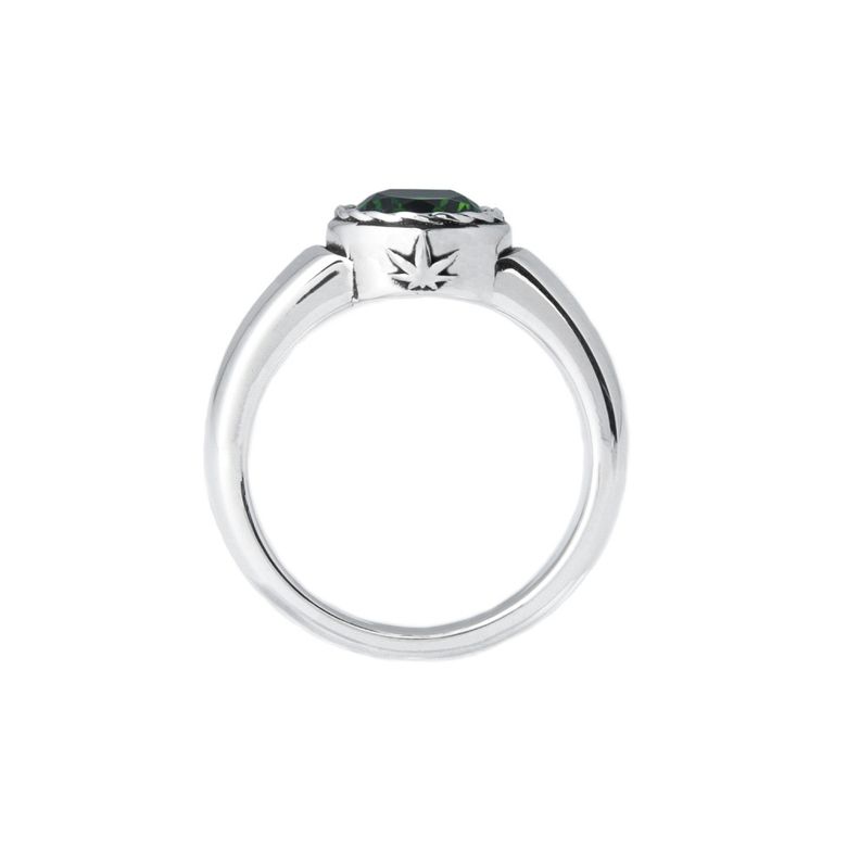 HighLIfe Oval Emerald Ring