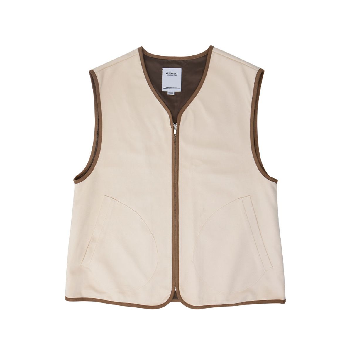 아르스 콘택트(ARSCONTACT) AC SUEDE VEST IVORY