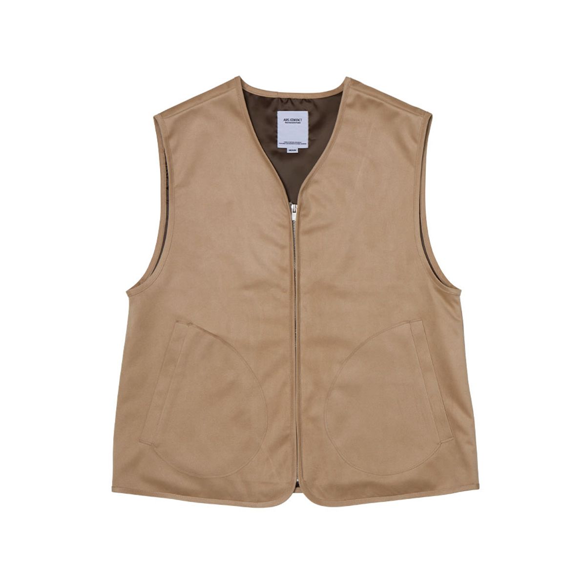 아르스 콘택트(ARSCONTACT) AC SUEDE VEST CAMEL