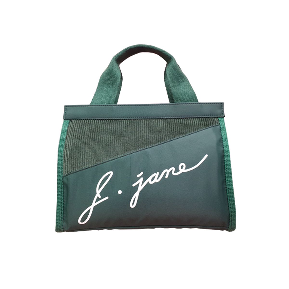 제이제인(J.JANE) 코듀로이 토트 백 (Green)