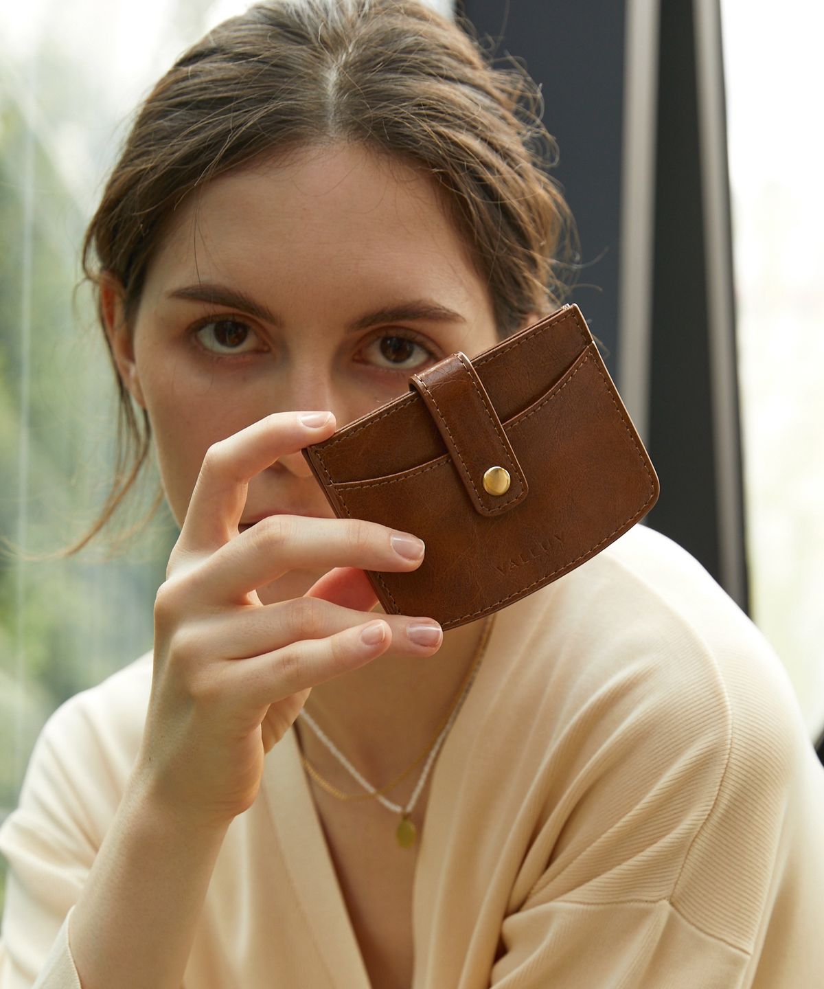 벨류엣(VALLUAT) Odin mini wallet_Brown