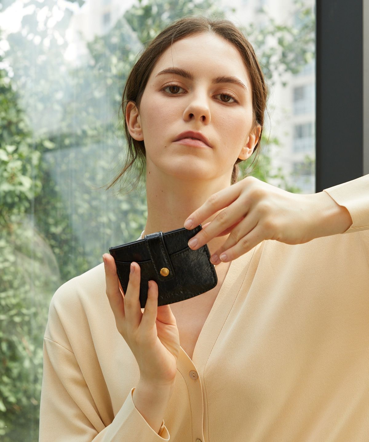 벨류엣(VALLUAT) Odin mini wallet_Black