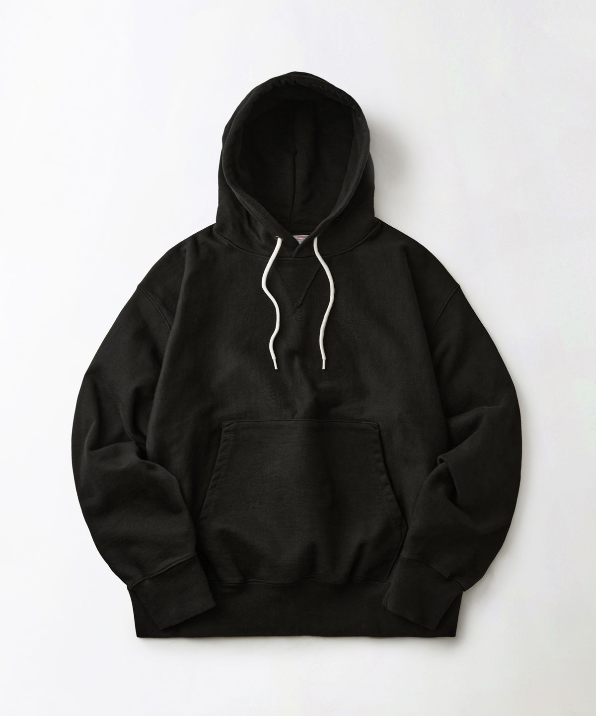 아웃스탠딩(OUTSTANDING) REVERSE HEAVY HOOD SWEAT_BLACK
