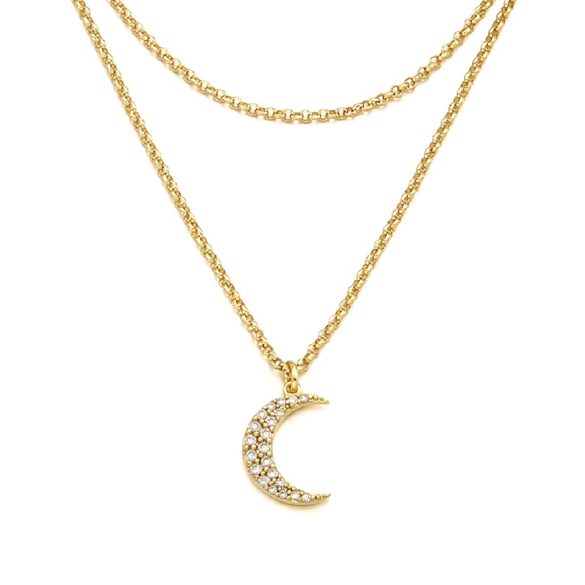 리타모니카(RITA MONICA) Moon Layered Necklace