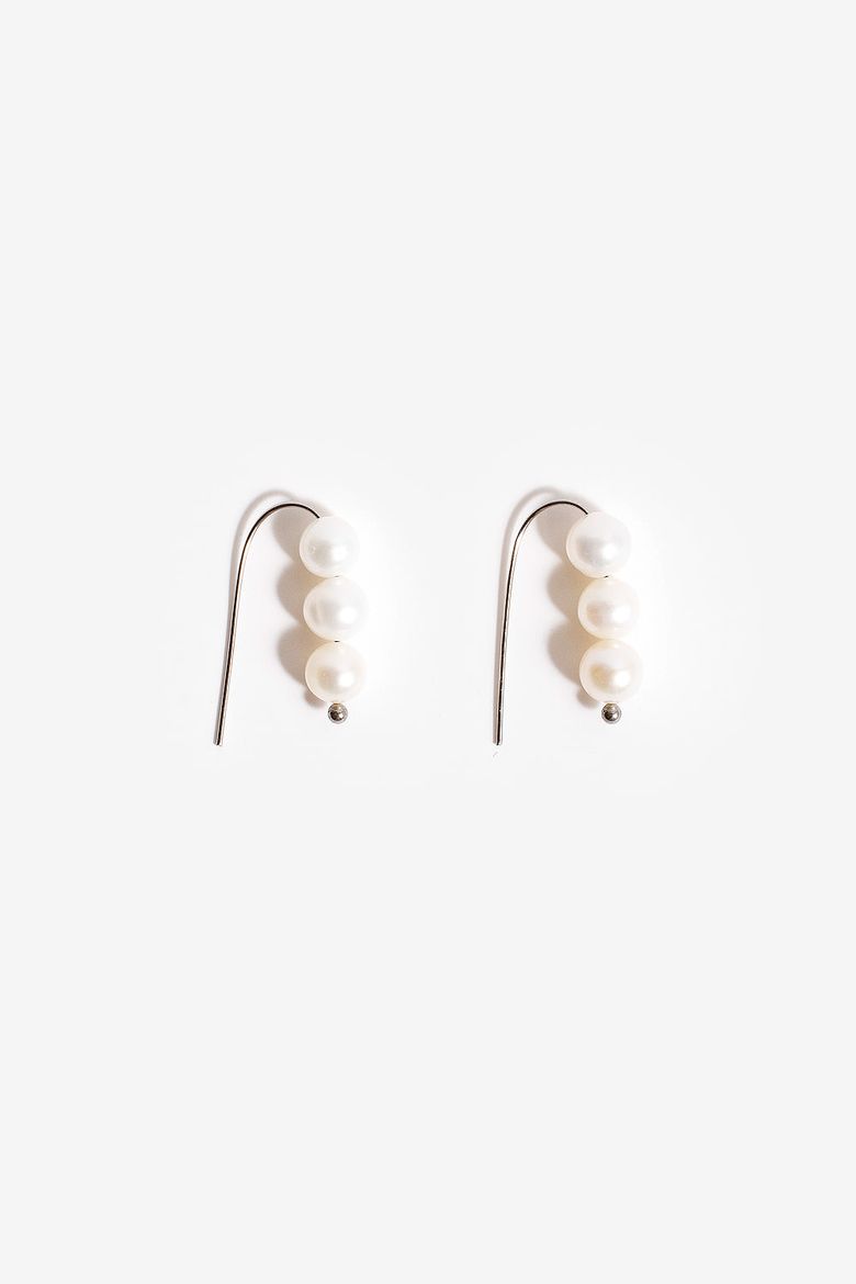 세 쌍둥이 담수진주 귀걸이 Triplet Fresh Water Pearls earring