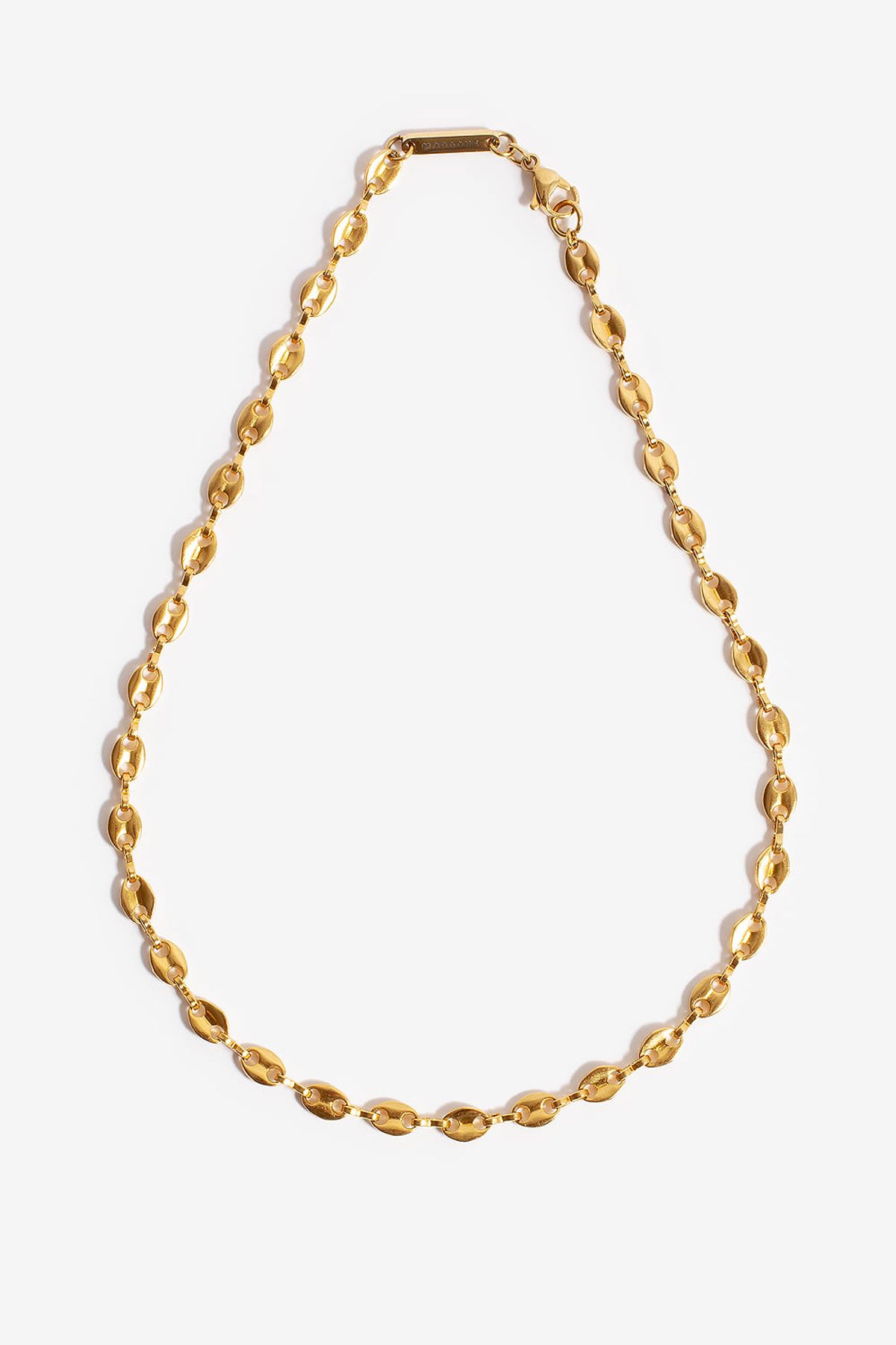 모드곤(MODGONE) 골드톤 빈체인 심플 목걸이  Gold-tone Bean Chains Simple necklace