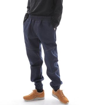 세미슬림핏 절개 데님 조거팬츠 CS-301J 인디고 데님 BRS