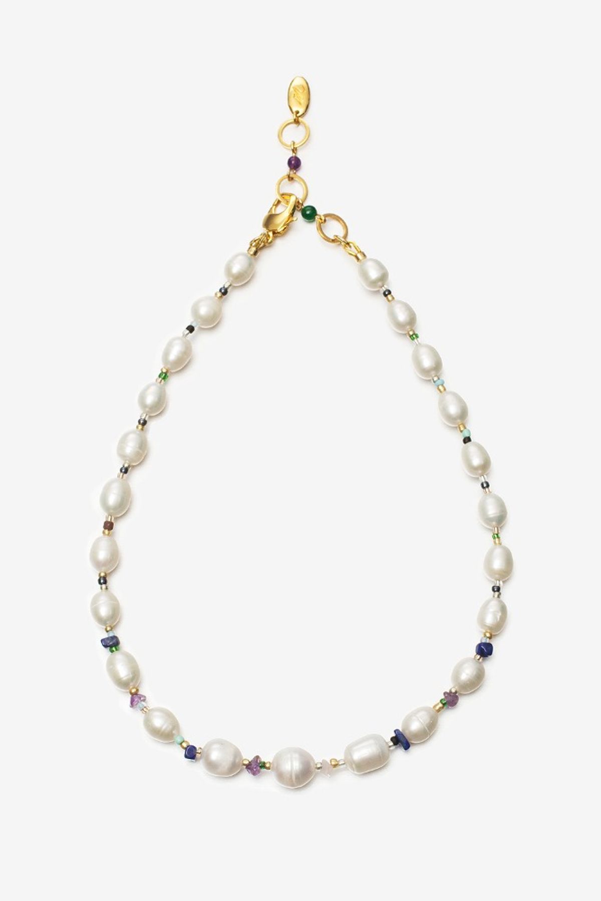 모드곤(MODGONE) 컬러풀 드림 진주 목걸이 Colorful dream pearl nacklace