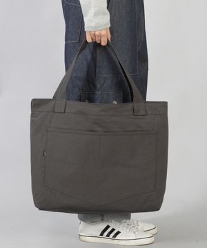 펜타곤 포켓 빅사이즈 에코백 PP-108 차콜