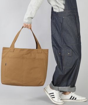 펜타곤 포켓 빅사이즈 에코백 PP-108 카멜