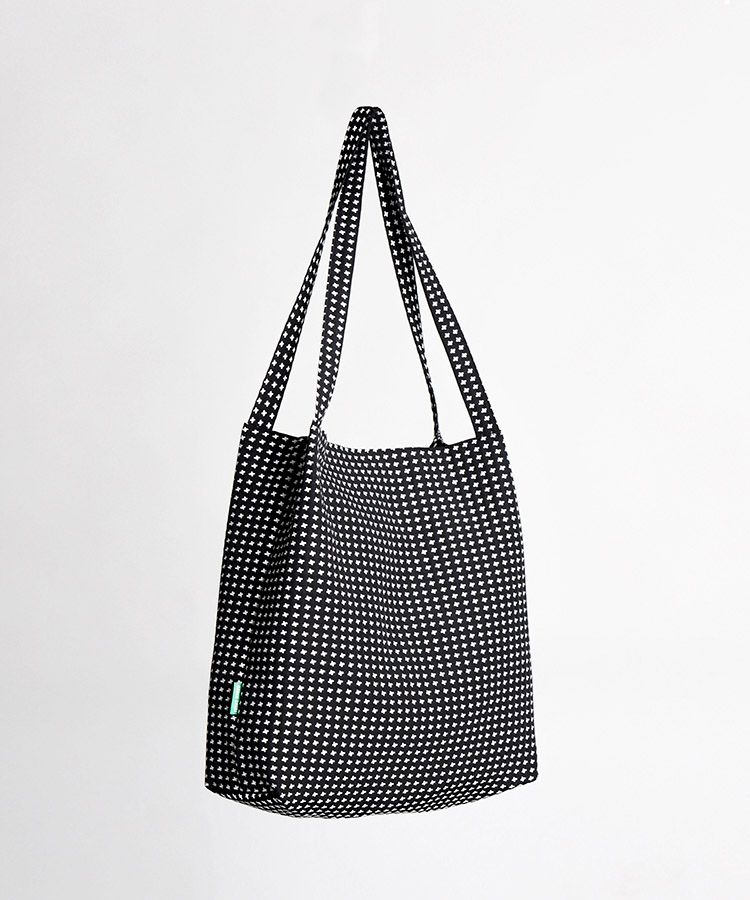 エコバッグ GREEN STUFF Casual boxy shopper bag 53 newtro embossing blac MUSINSA | GREEN STUFF Indifferently boxy shopper bag 53
