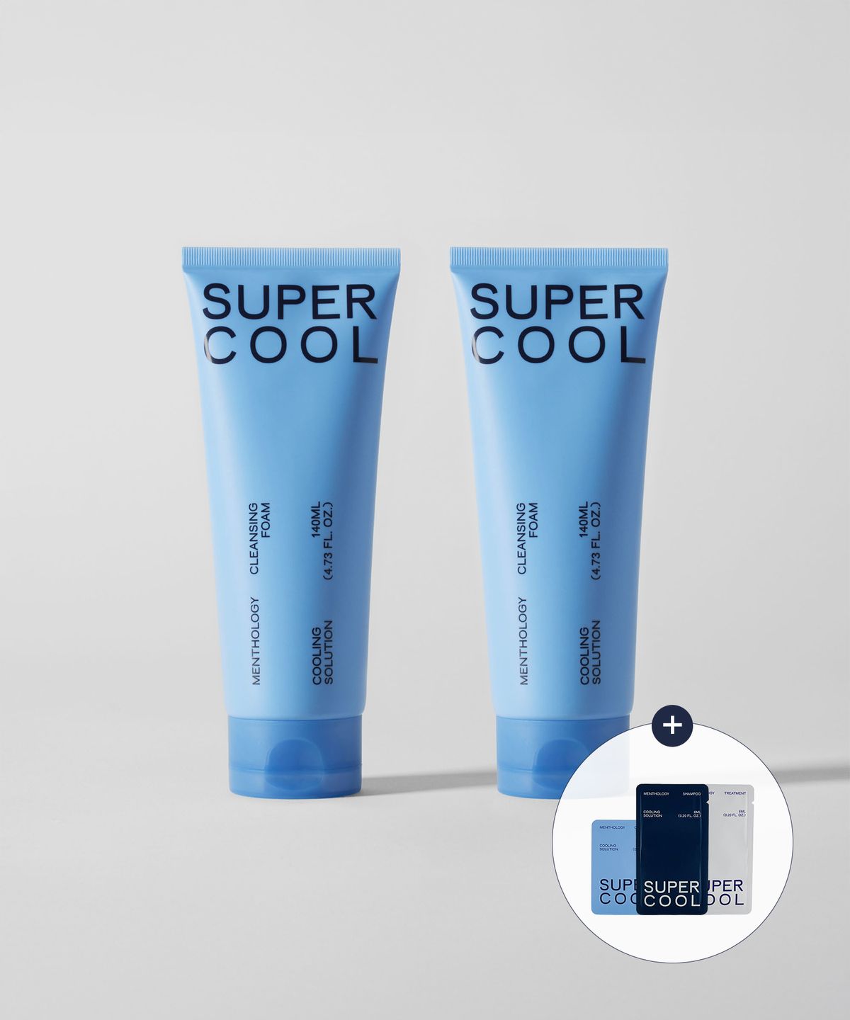 멘톨로지(MENTHOLOGY) [2pack] 슈퍼쿨 로션 100ml(+샤셰 3종)
