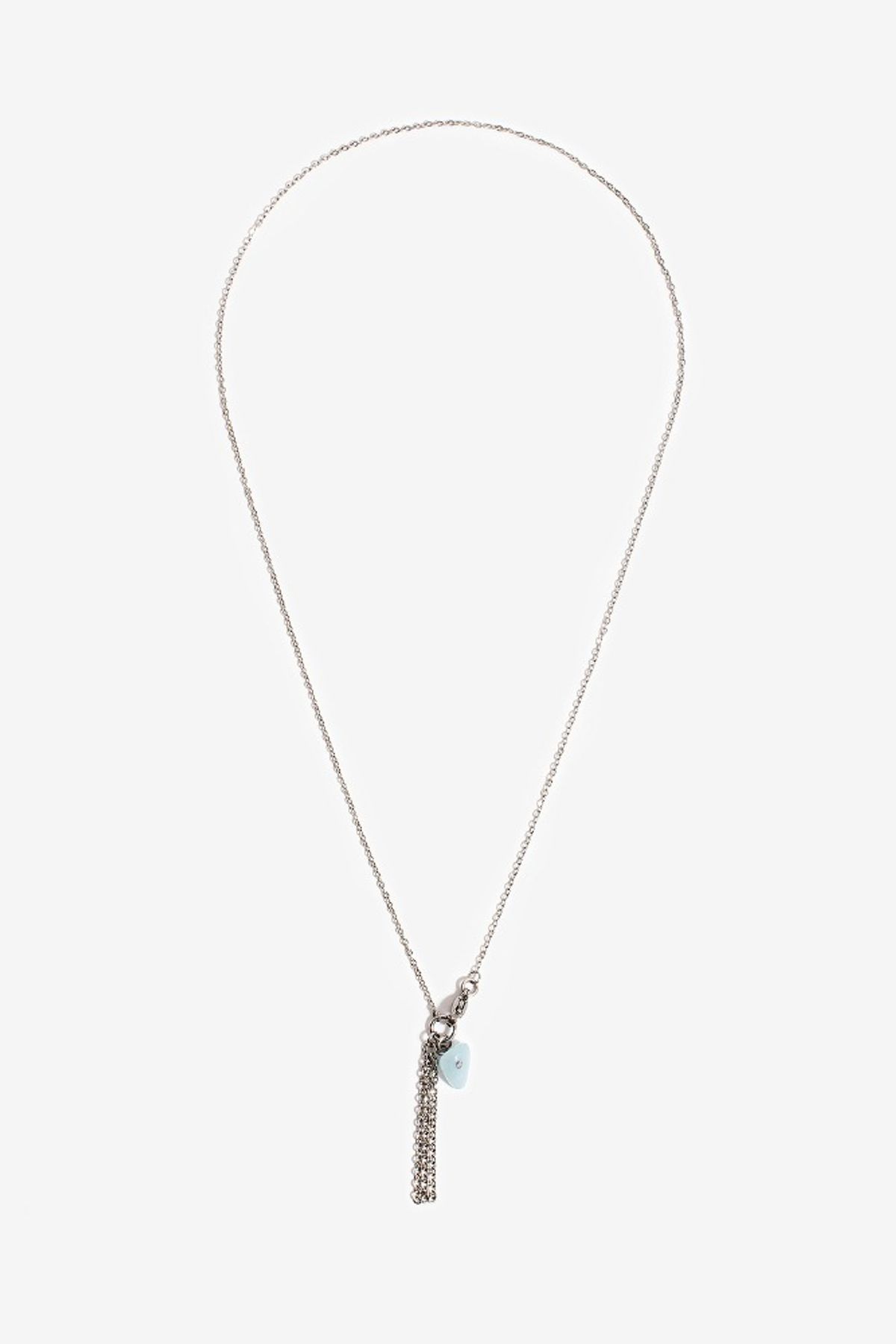 모드곤(MODGONE) 아쿠아마린 타슬목걸이 Aquamarine with Tassel Necklace