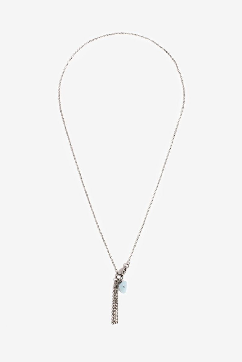 아쿠아마린 타슬목걸이 Aquamarine with Tassel Necklace