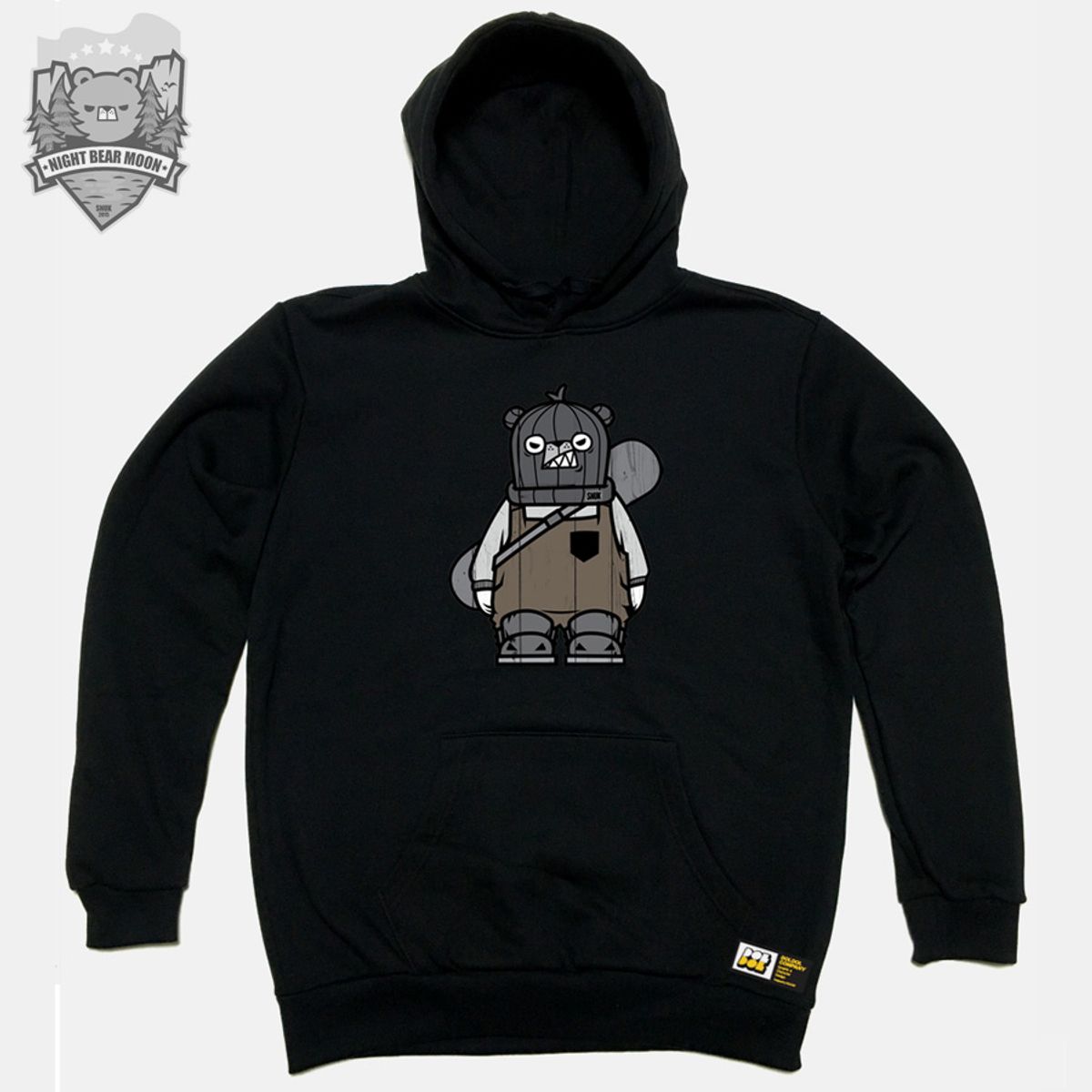 돌돌(DOLDOL) SNUK_HOODY_05 북극곰 스노우보드 선수 스누크 캐릭터 후드티 후디