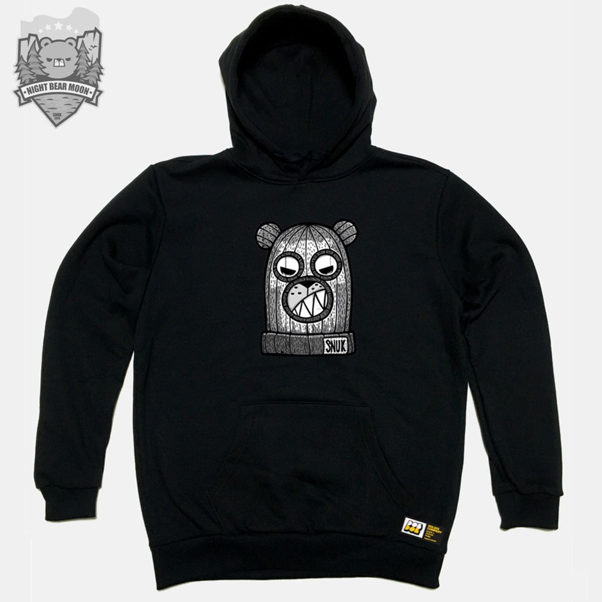 돌돌(DOLDOL) SNUK_HOODY_07 북극곰 스노우보드 선수 스누크 캐릭터 후드티 후디