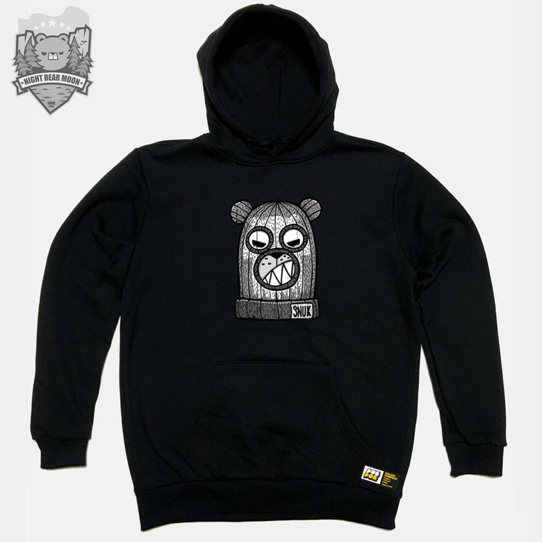 SNUK_HOODY_07 북극곰 스노우보드 선수 스누크 캐릭터 후드티 후디
