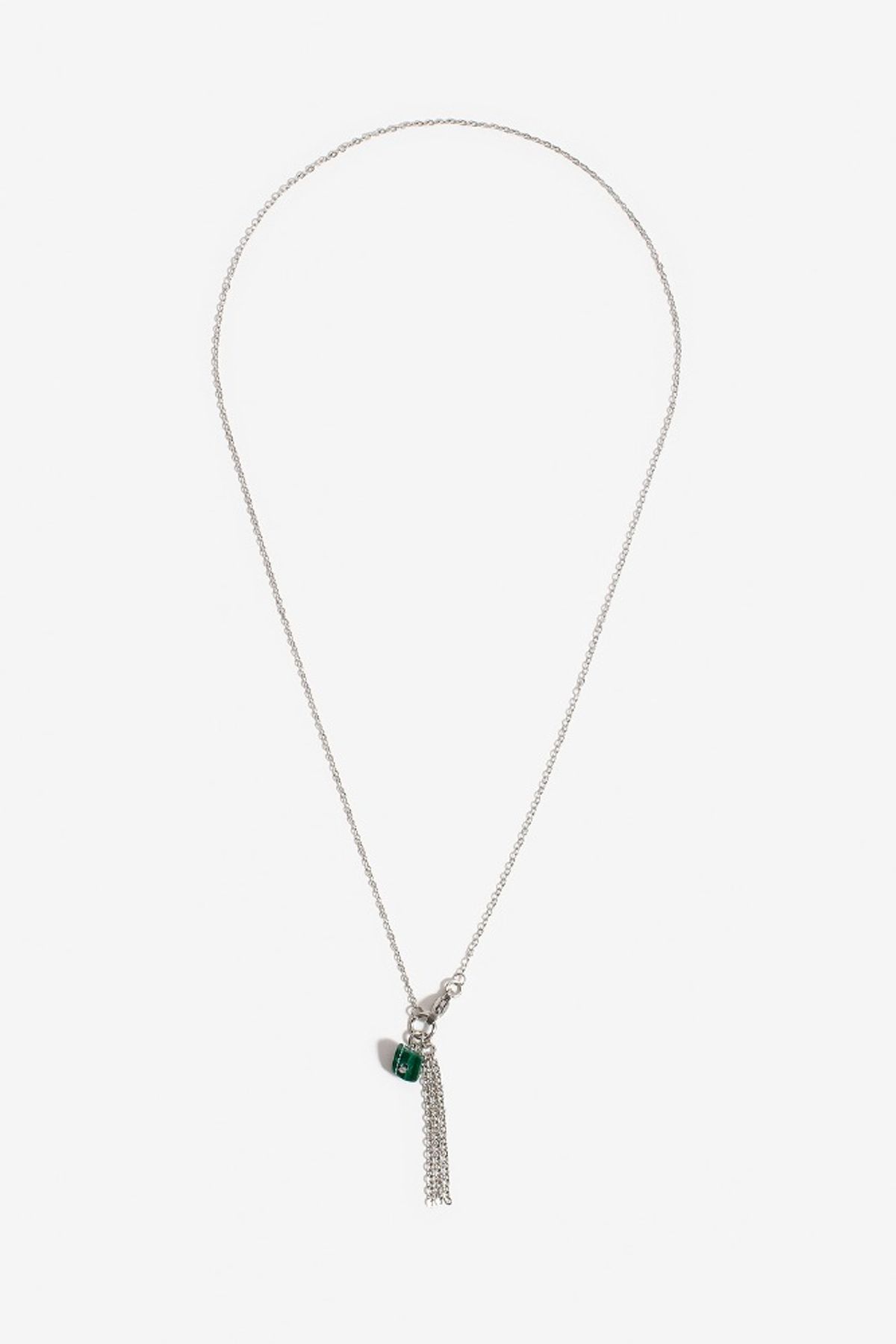 모드곤(MODGONE) 말라카이트 타슬 목걸이 Malachite with Tassel Necklace