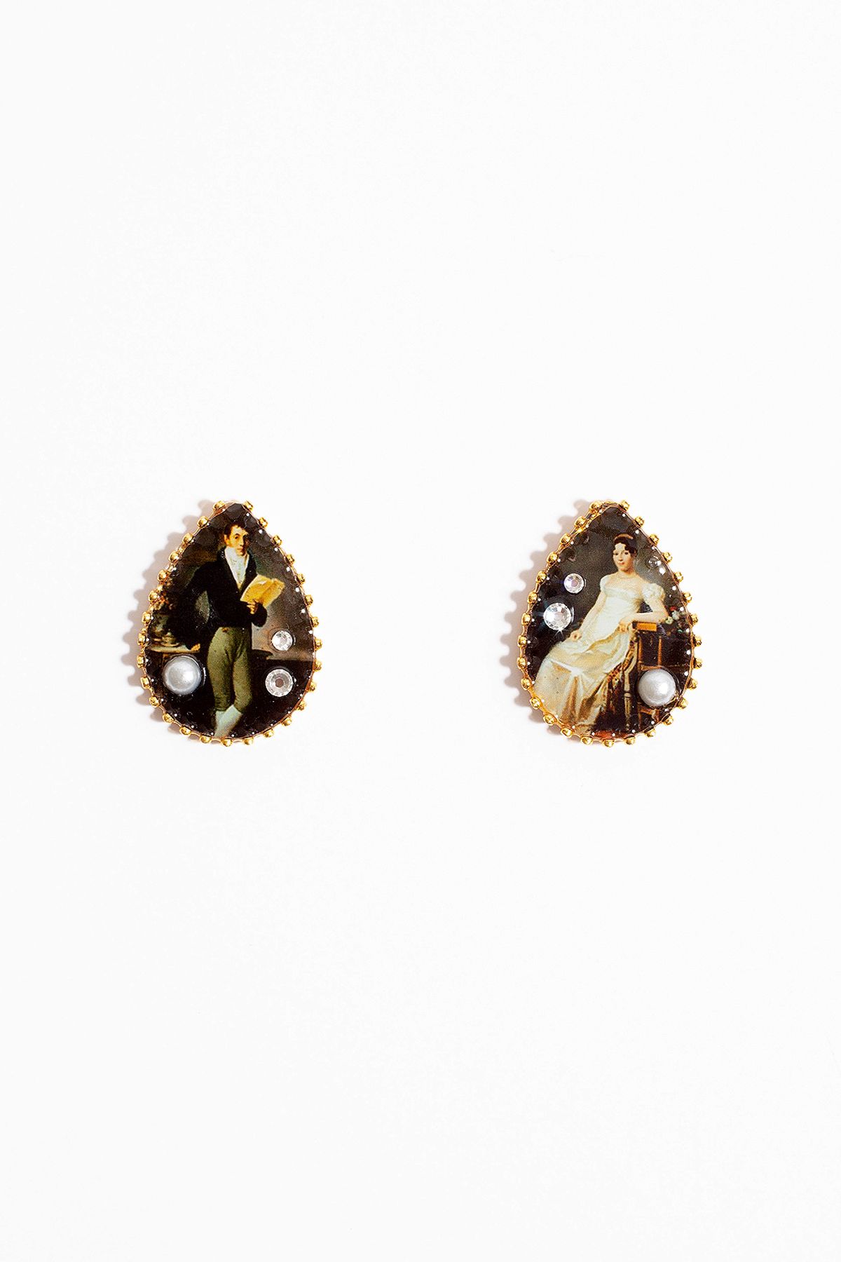 모드곤(MODGONE) 숙녀 그리고 신사 첫만남 귀걸이 Ladies and gentlemen earring