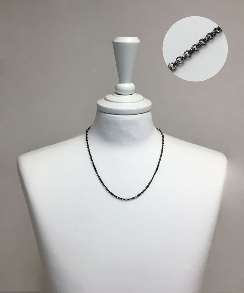 [목걸이][써지컬스틸]B-0035 Necklace Black