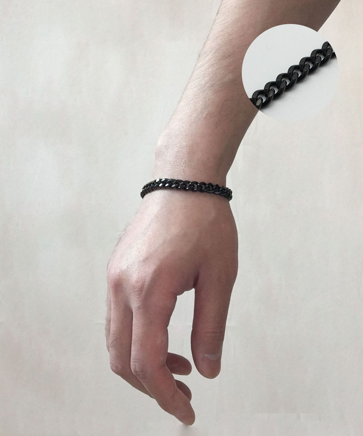 섹스토(SEXTO) [팔찌][써지컬스틸]2DC-0125 Bracelet Black