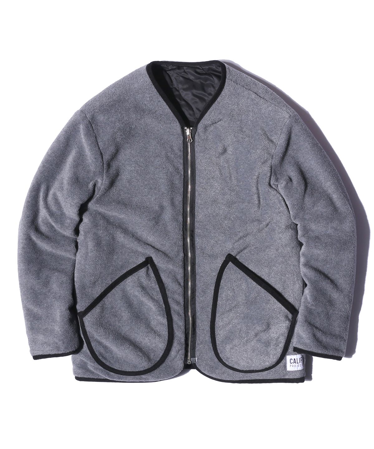 캘리포니아 프로젝트(CALIFORNIA PROJECT) REVERSIBLE LINER JACKET (BLACK/MELANGE)