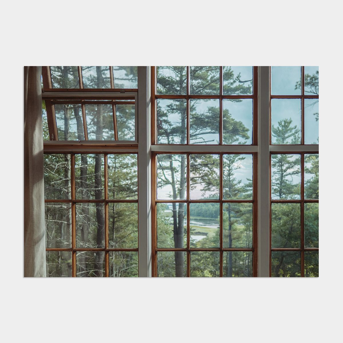 멜팅스튜디오(MELTING STUDIO) 나의 유럽 모먼트 여행 액자 인테리어 포스터 / 02번 Forest window United States
