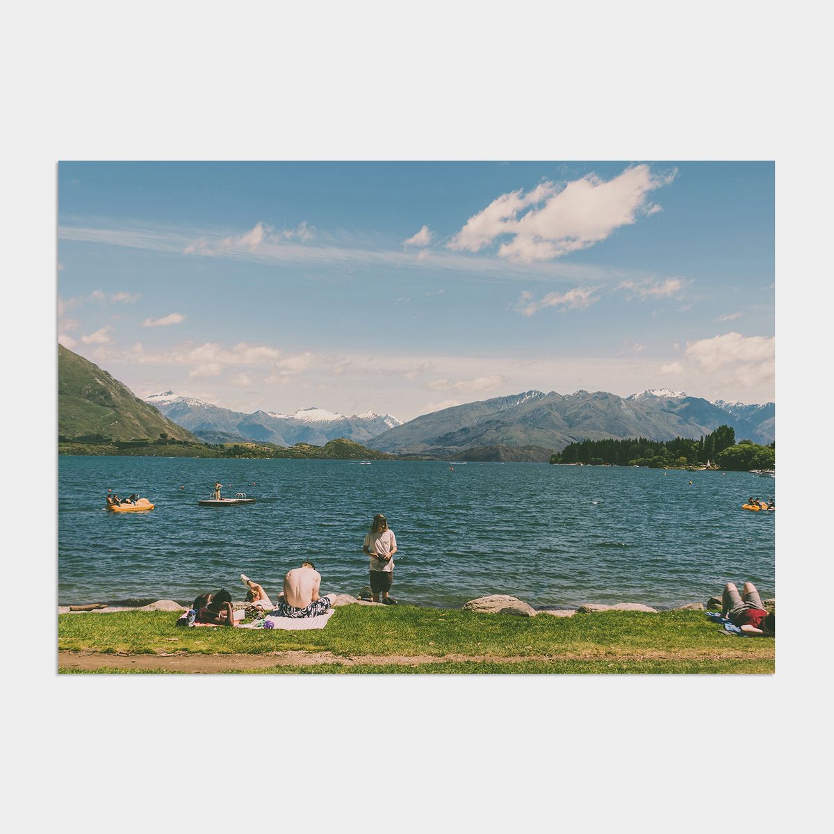 멜팅스튜디오(MELTING STUDIO) 나의 유럽 모먼트 여행 액자 인테리어 포스터 / 05번 Wanaka New Zealand
