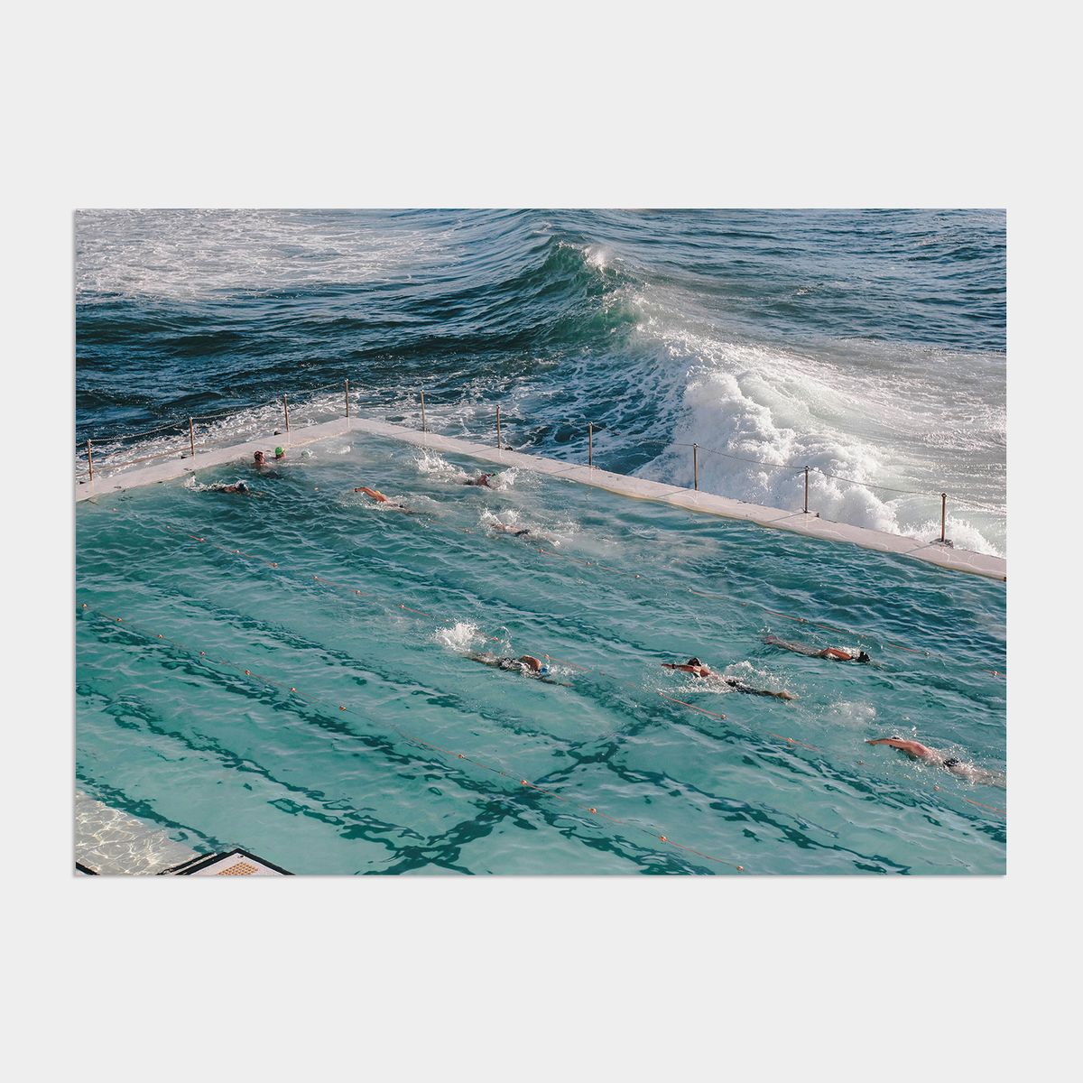 멜팅스튜디오(MELTING STUDIO) 나의 유럽 모먼트 여행 액자 인테리어 포스터 / 10번 Bondi Beach Sydney Australia 01