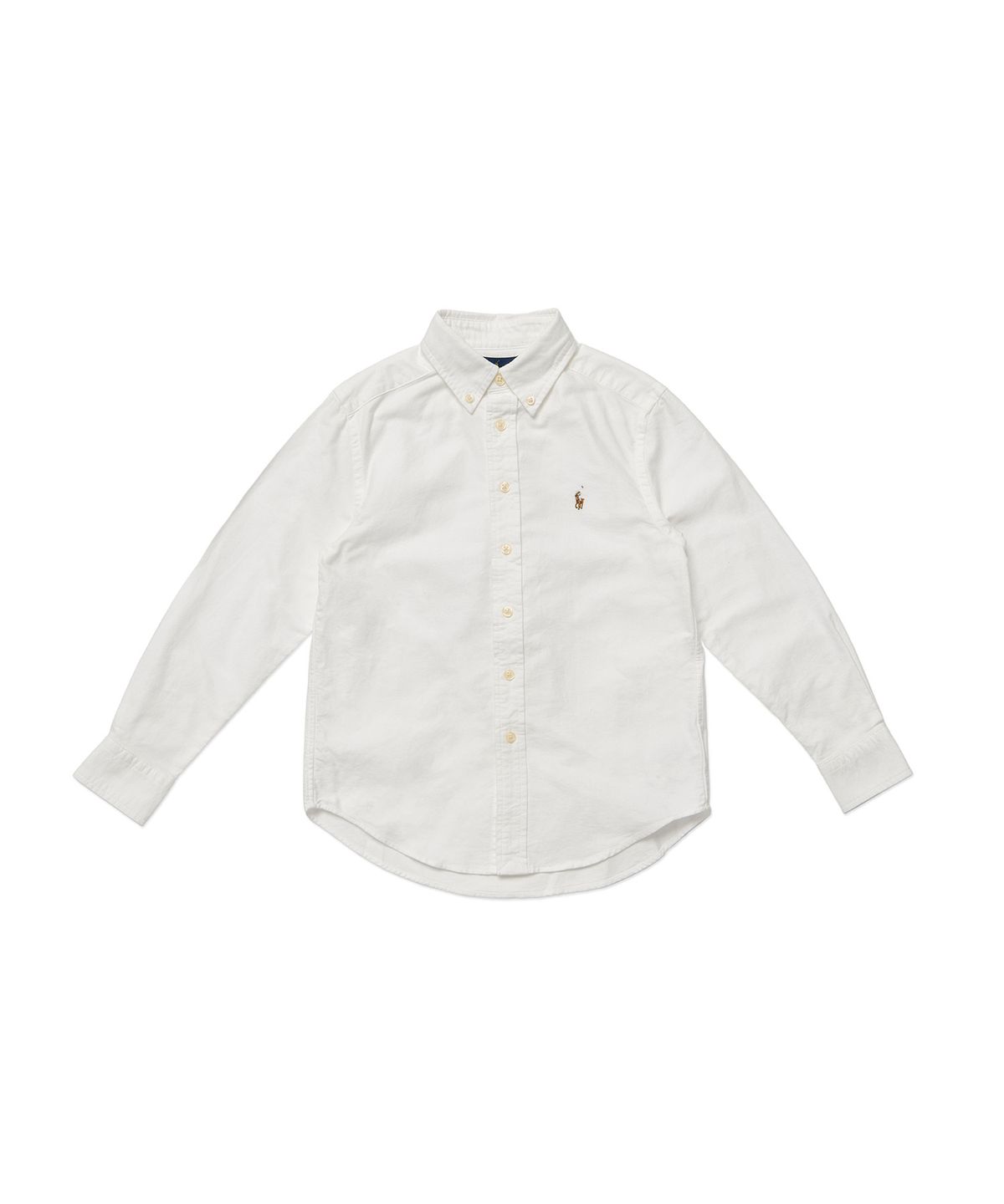 폴로 랄프 로렌 칠드런(POLO RALPH LAUREN CHILDREN) 남아 8-18세 코튼 옥스포드 셔츠 - 화이트