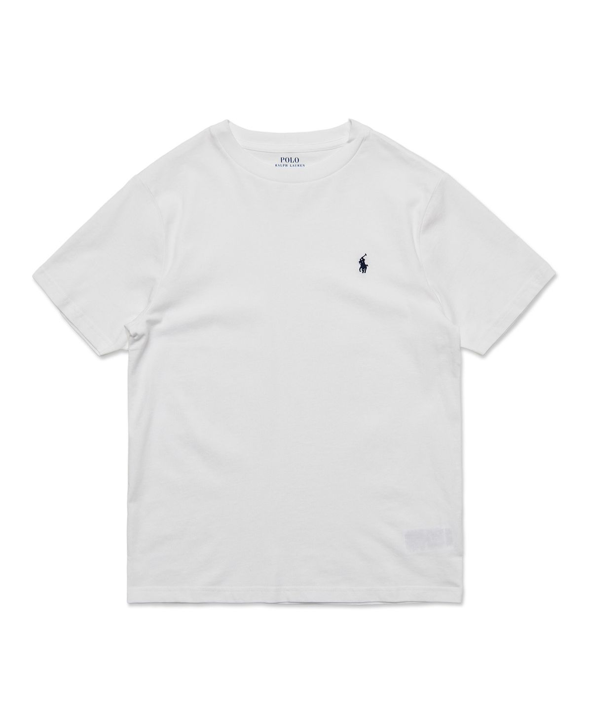 폴로 랄프 로렌 칠드런(POLO RALPH LAUREN CHILDREN) 남아 8-18세 숏 슬리브 크루넥 티셔츠 - 화이트