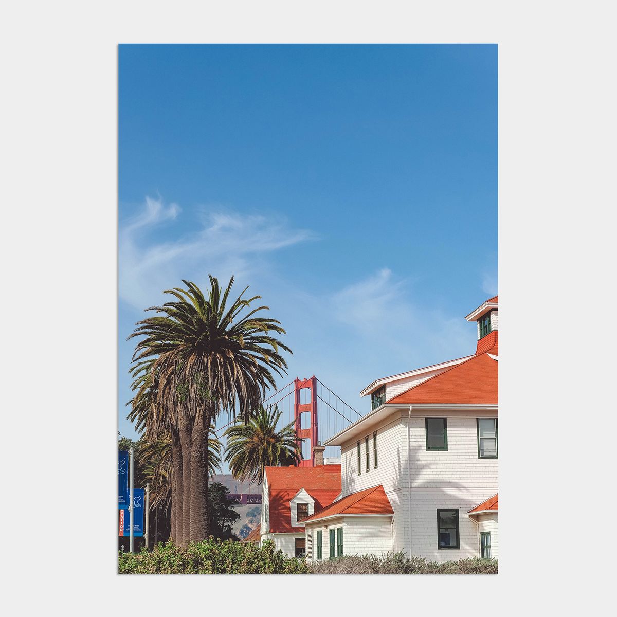멜팅스튜디오(MELTING STUDIO) 나의 유럽 모먼트 여행 액자 인테리어 포스터 / 14번 Golden Gate Bridge San Francisco