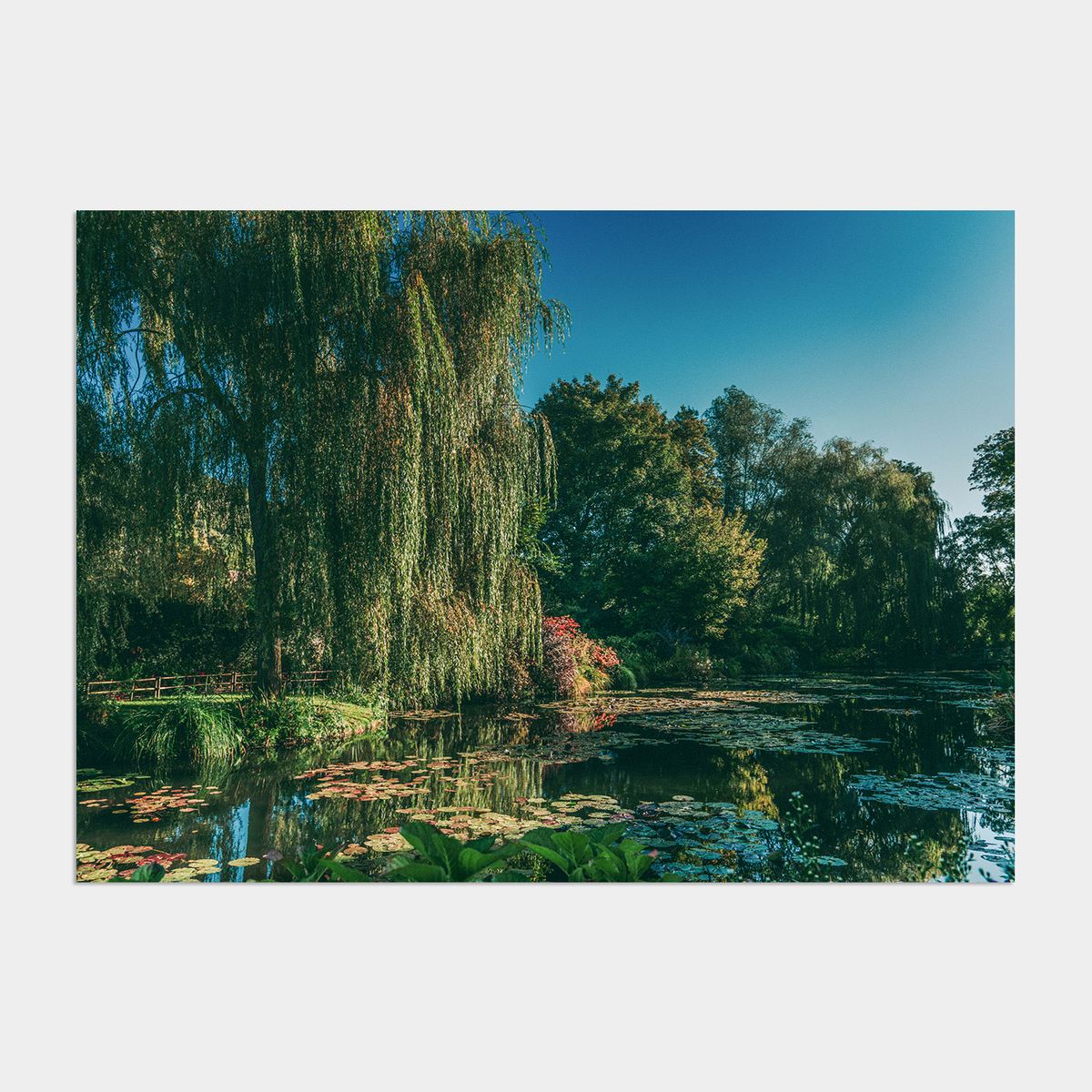 멜팅스튜디오(MELTING STUDIO) 나의 유럽 모먼트 여행 액자 인테리어 포스터 / 19번 Claude Monet Giverny France